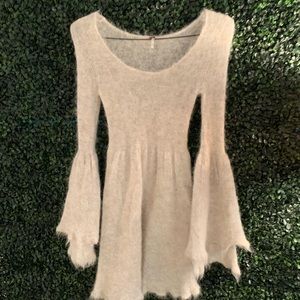 free people bell sleeve dress